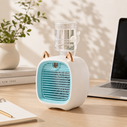 Mini ventilateur chat avec brumisation et veilleuse – présentation du produit