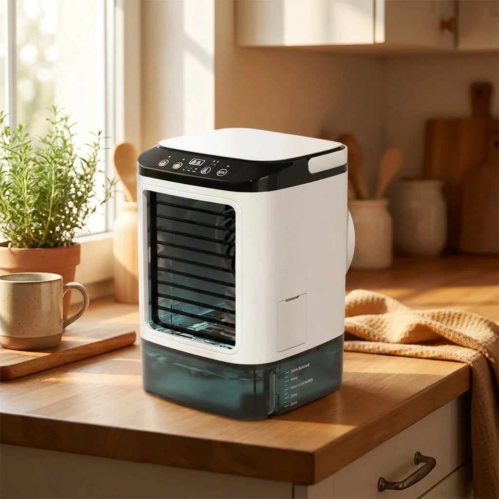 Mini rafraîchisseur d’air avec veilleuse – présentation du produit