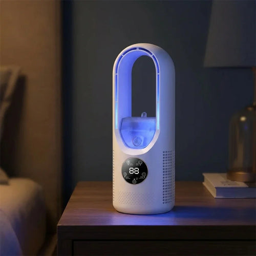 Mini rafraîchisseur d’air avec écran LED