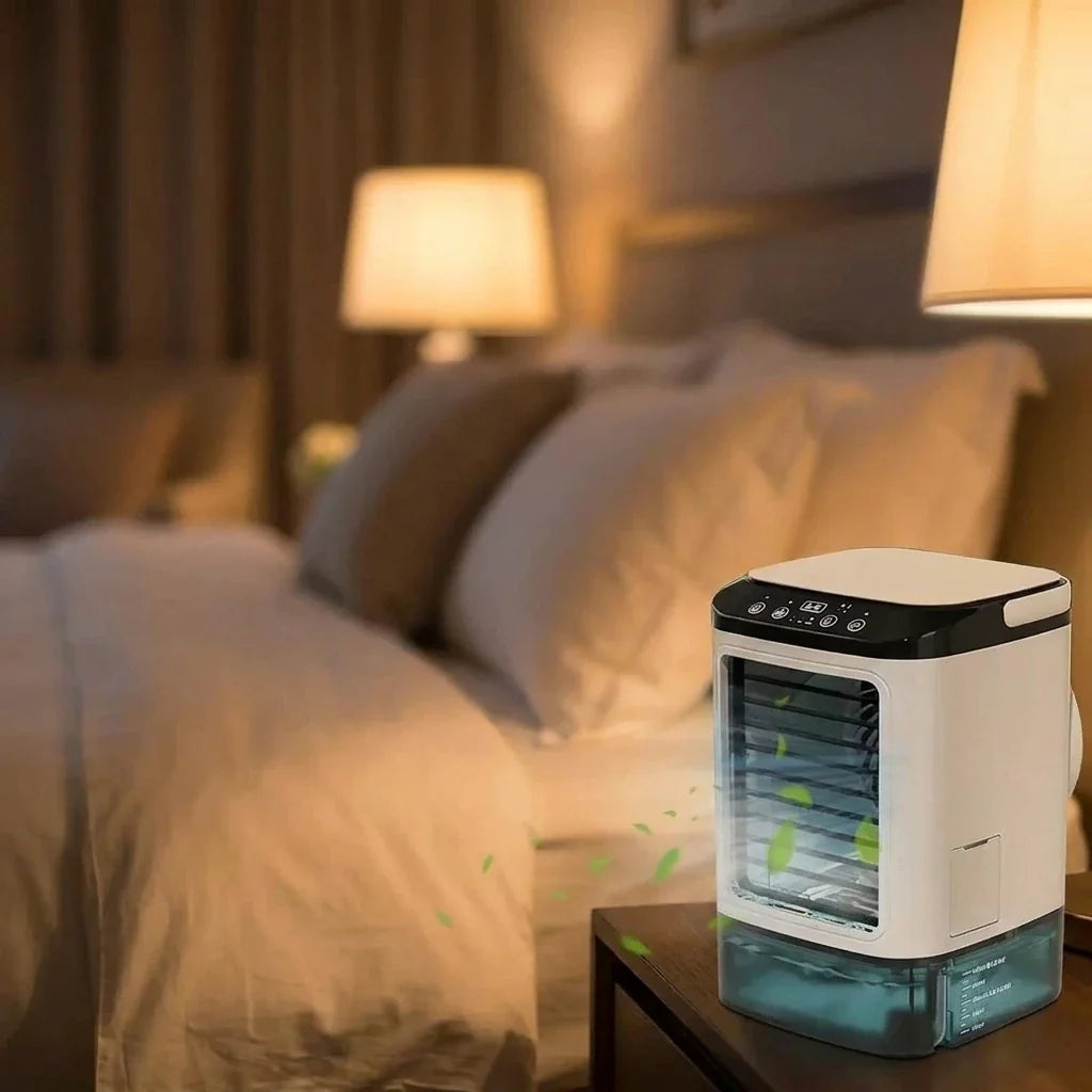 Mini rafraîchisseur d’air avec veilleuse – détail du produit