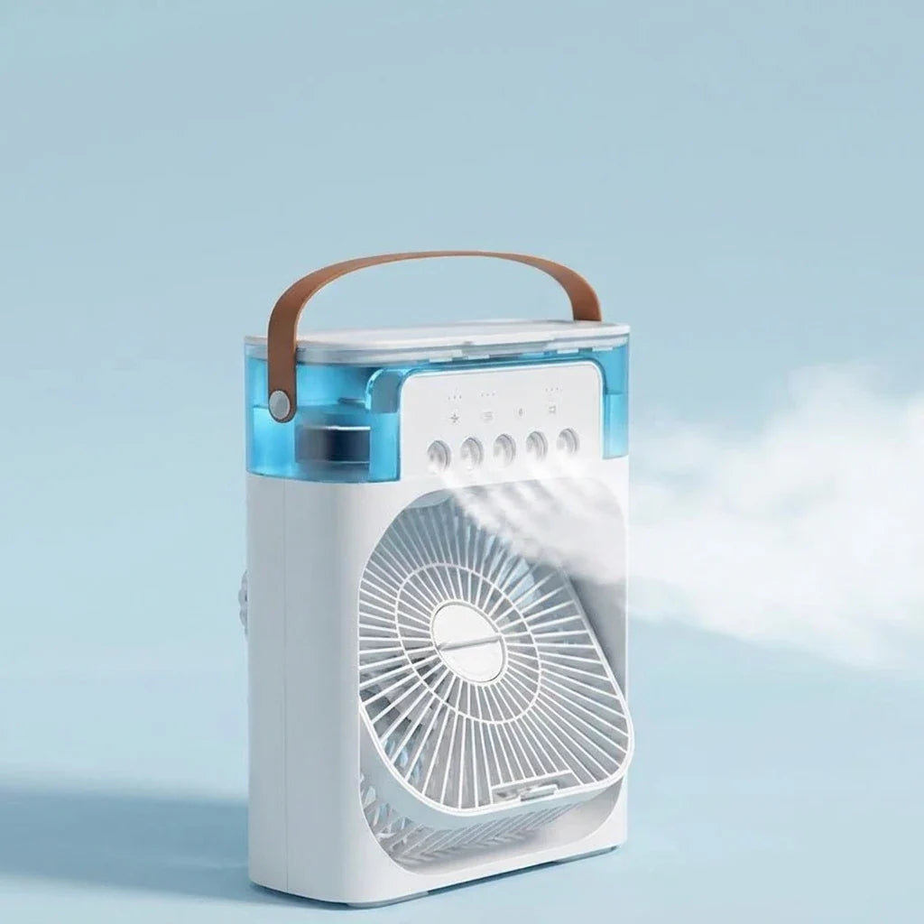 Ventilateur brumisateur 3-en-1 avec veilleuse