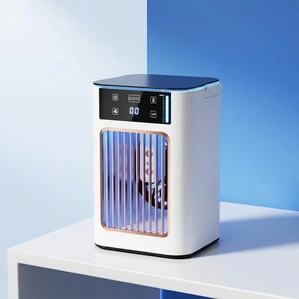 Rafraîchisseur d’air de bureau avec humidificateur