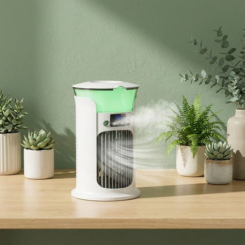 Mini rafraîchisseur d’air de bureau avec humidificateur