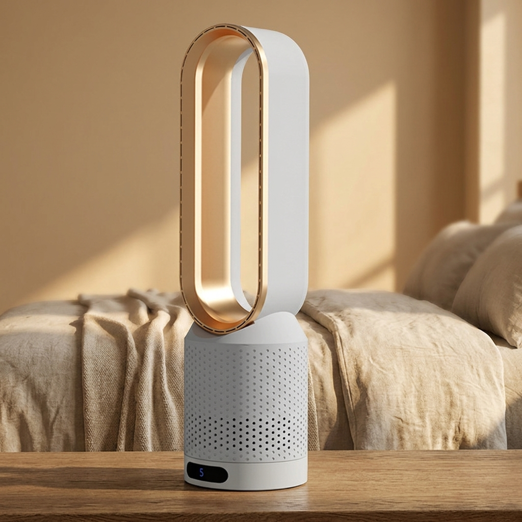 Ventilateur sans pales 3-en-1 avec chauffage et purification – détail du produit
