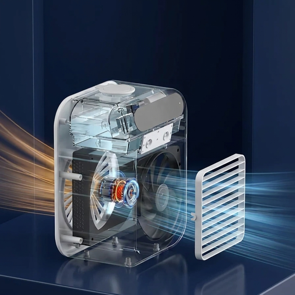 Rafraîchisseur d’air brumisateur compact – présentation du produit
