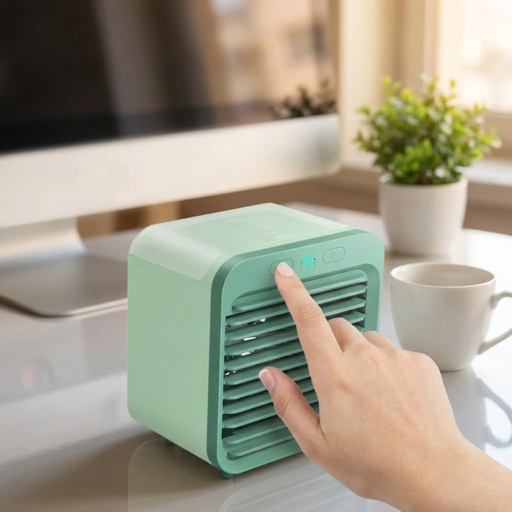 Mini rafraîchisseur d’air rechargeable – présentation du produit