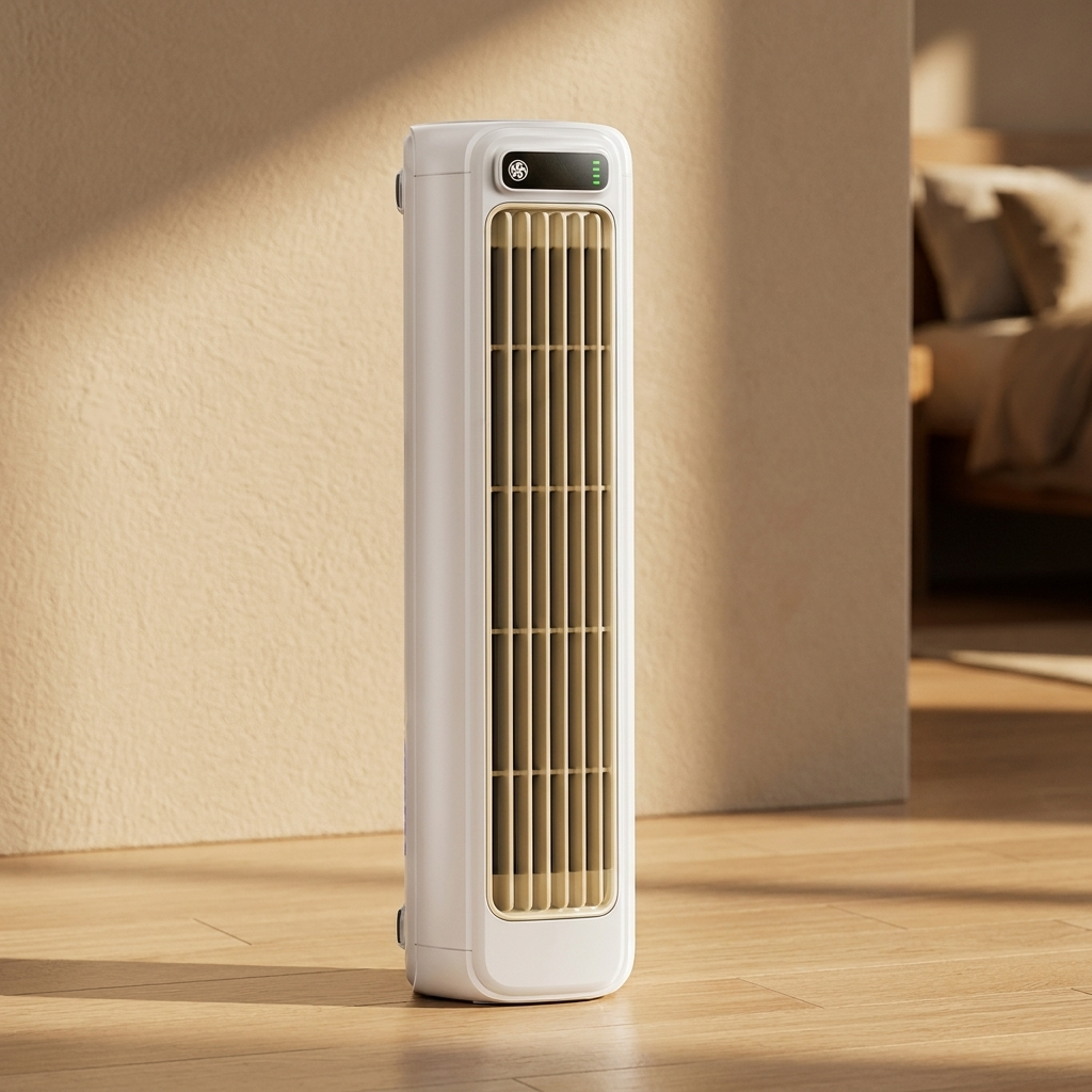 Ventilateur colonne rechargeable – détail du produit