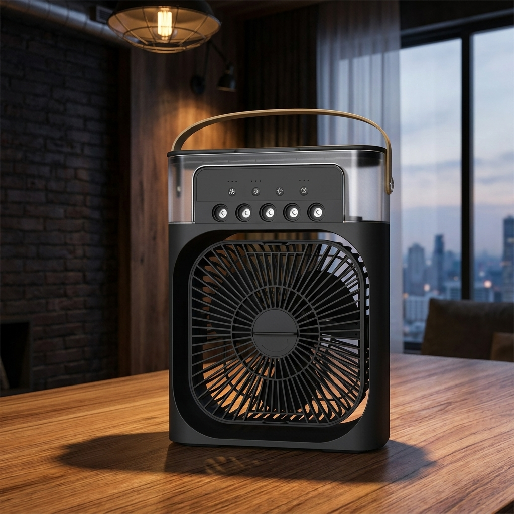 Ventilateur brumisateur 3-en-1 avec veilleuse – vue 7