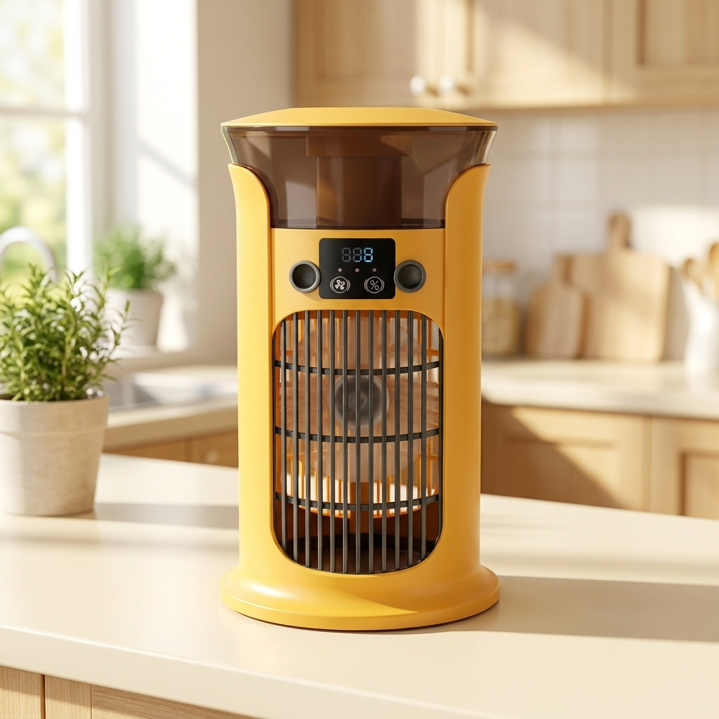 Mini rafraîchisseur d’air de bureau avec humidificateur – vue 8
