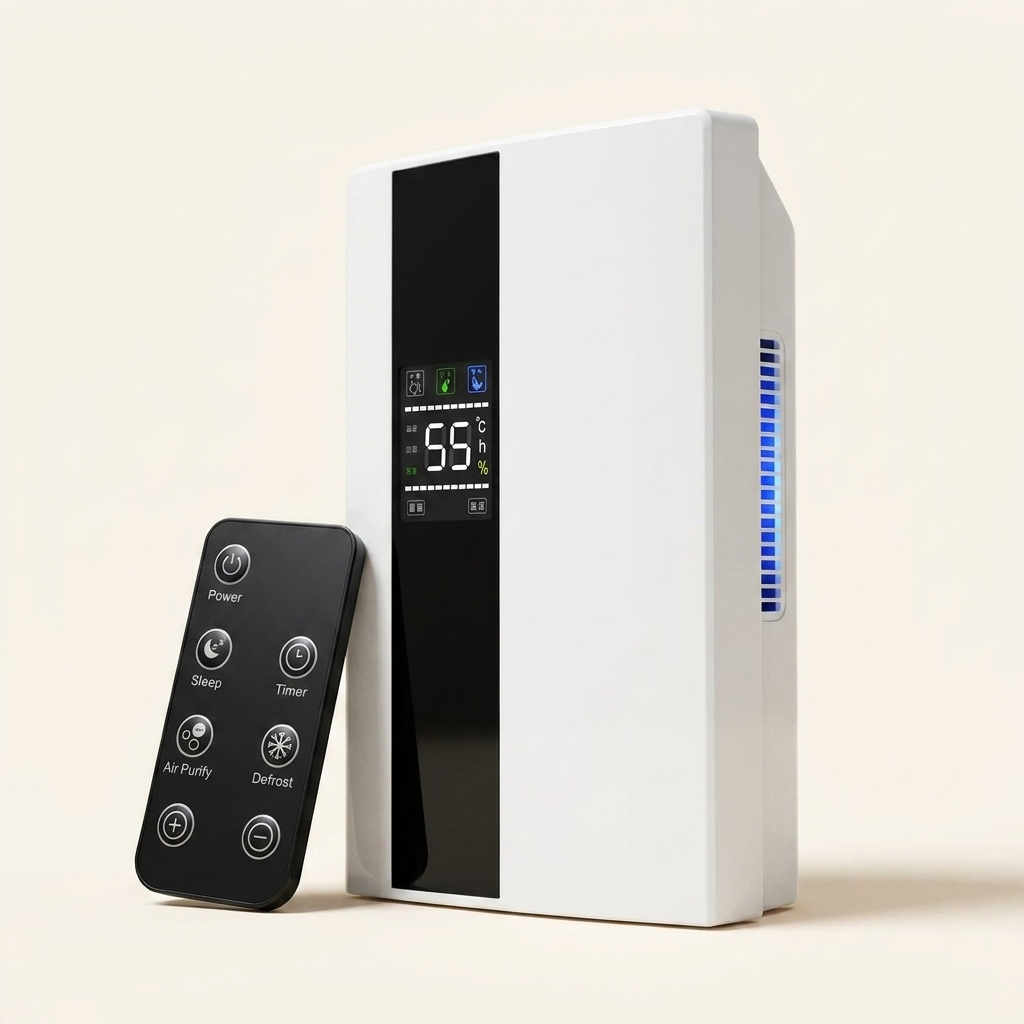 Déshumidificateur 2-en-1 avec télécommande