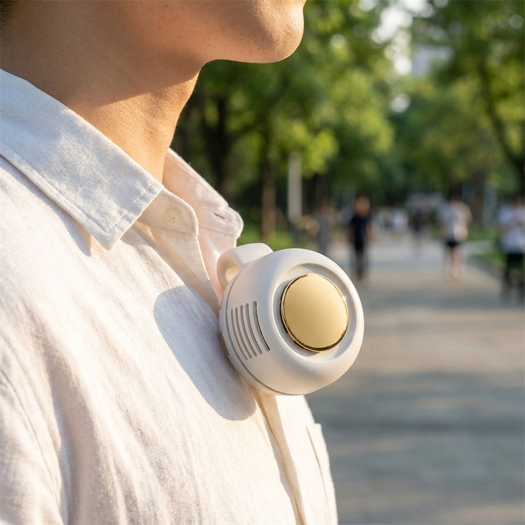 Mini ventilateur sans pales à clip – autre angle