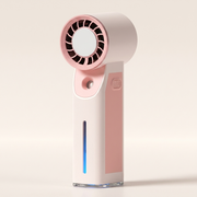 Ventilateur brumisateur à main rechargeable – autre angle
